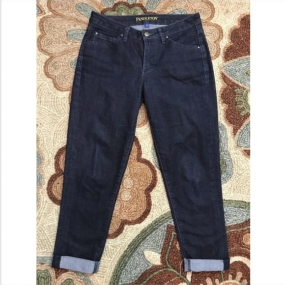 Pendleton Denim - PENDLETON Women's Blue Jeans Capri Pants Size 8P